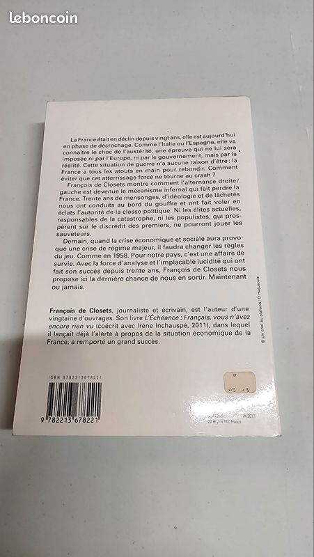 Maintenant ou jamais de François De Closets (image 2)