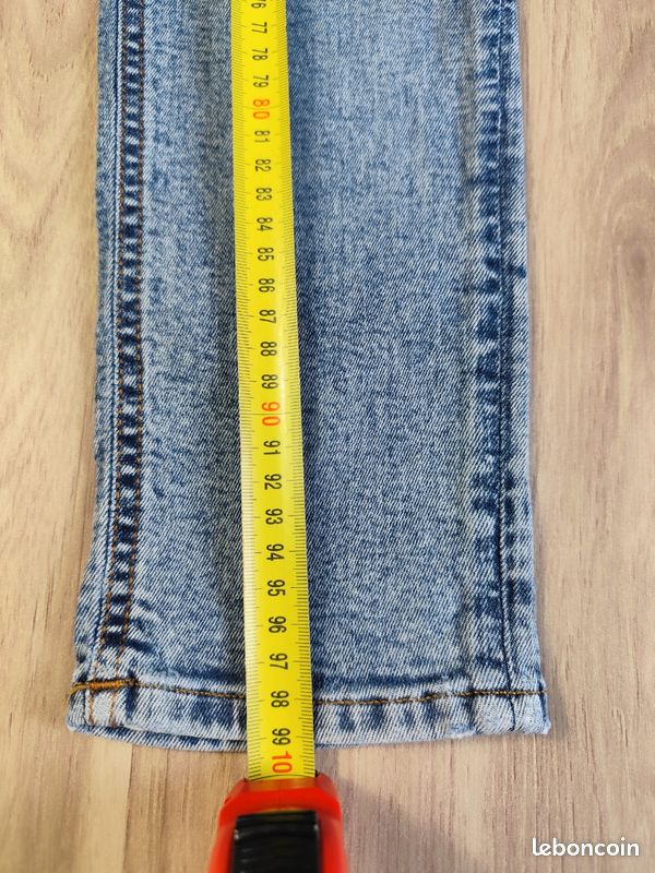 Jean Acne Studios Blå Konst – Modèle Climb Marble Wash – Taille W29/L32 T38 (image 11)