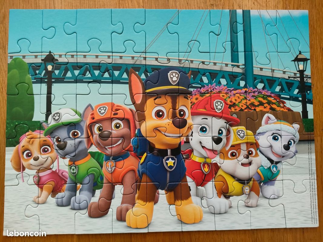 Lot de 2 puzzles Nathan - 45p - Cars et Pat patrouille (image 3)
