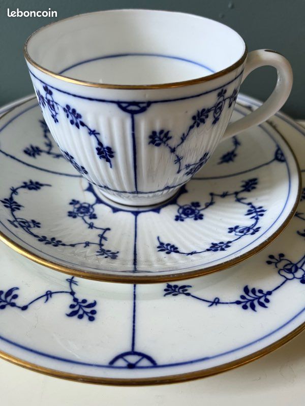 Assiette montée Minton, Delft | Selency