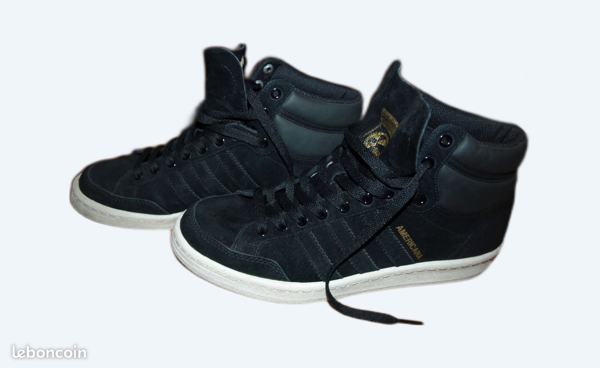 Très belles AMERICANA adidas noire montante Chaussures