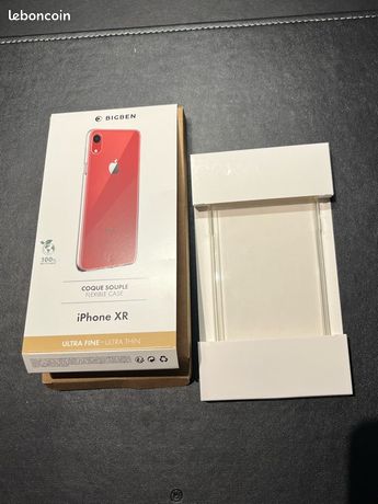 Étui Folio Noir Avec Coque Transparente Pour IPhone XR - Marque BigBen - Neuf Avec Emballage