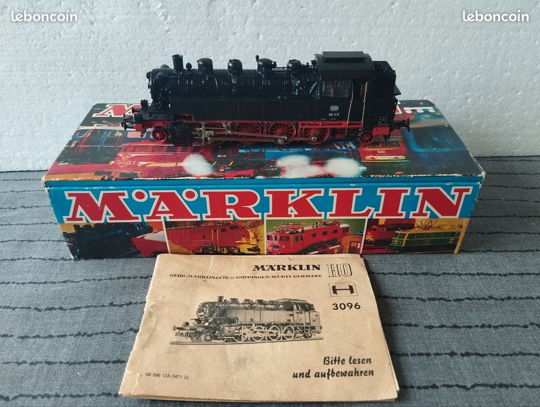 Locomotive Märklin 3096 – Vapeur BR 86 – HO - Modélisme