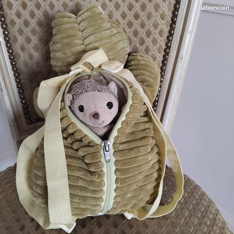 Sac à dos doudou grenouille (image 3)