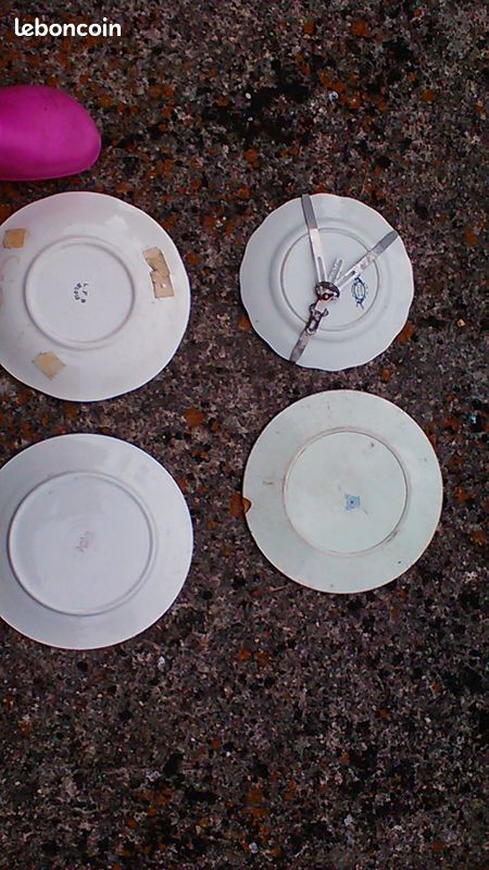 Assiettes gien, lfb blois ,fraise,Neptune (image 2)