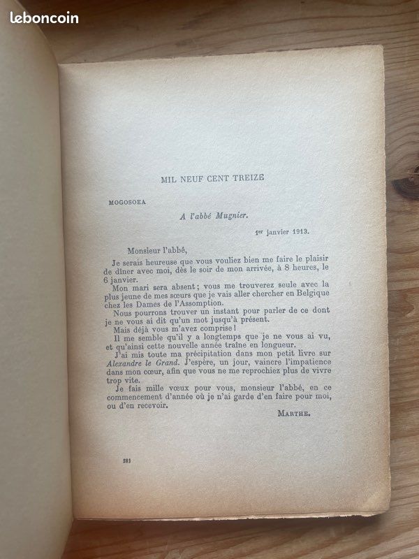 La vie d’une amitié, ma correspondance avec l’Abbé Magnier 1911-1944 - PLON (image 9)