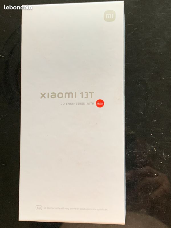 Xiaomi 13T Noir 256B GO Neuf (image 1)