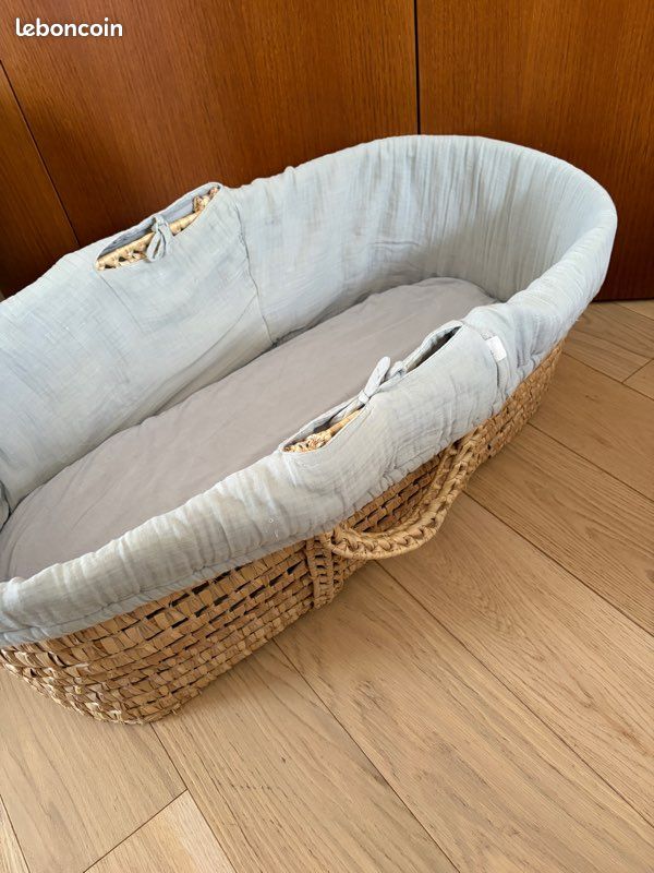 Couffin bébé osier (image 2)