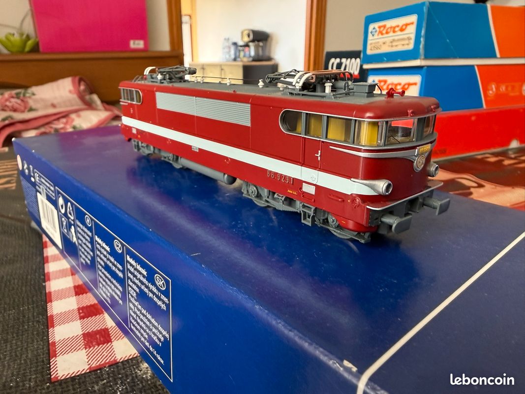 Locomotive Roco 62609 BB 9291 livrée rouge Capitole SNCF - HO 1/87 - Modélisme