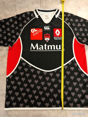 Maillot LOU Lyon Extérieur 2023-2024 – Rouge | Ovale Rugby