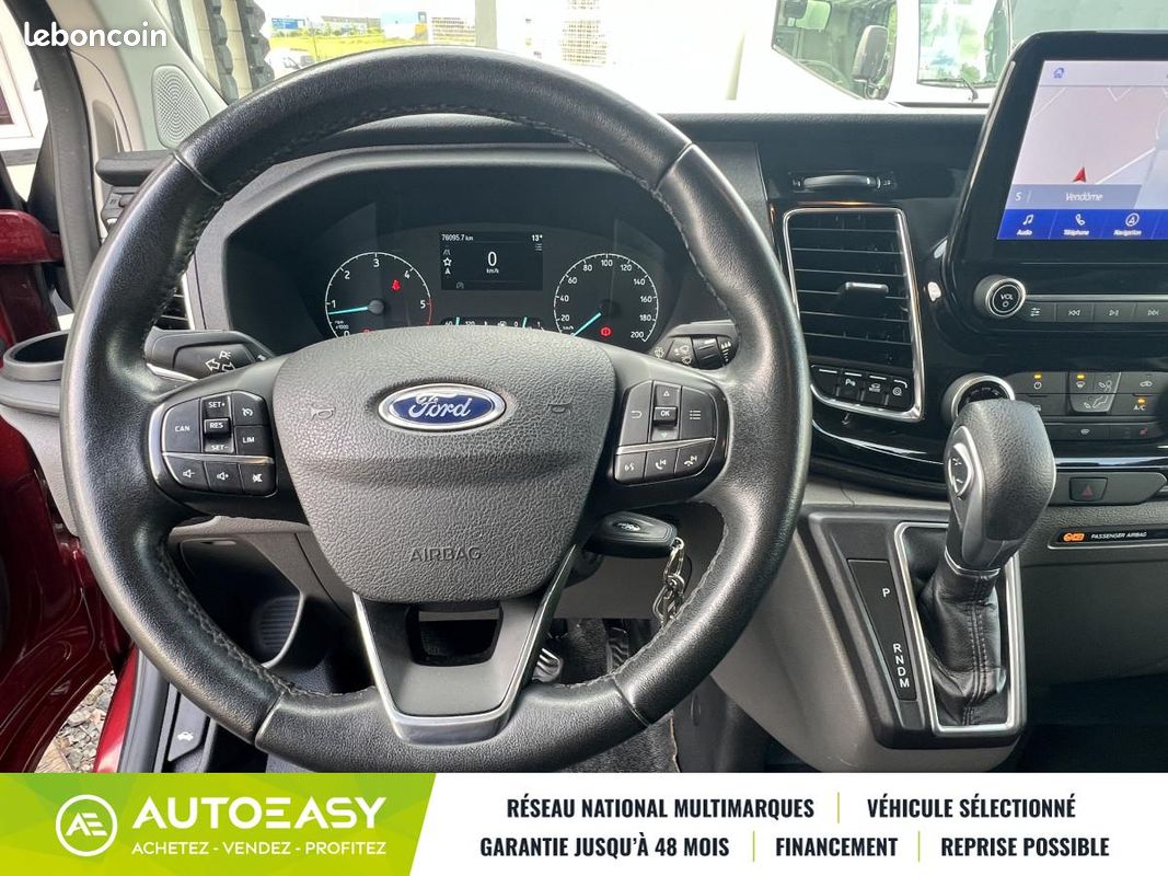Ford TRANSIT CUSTOM FG L1H1 2.0 EcoBlue 130ch BVA / GPS / Climatisation / Garantie 6 mois (image 8)