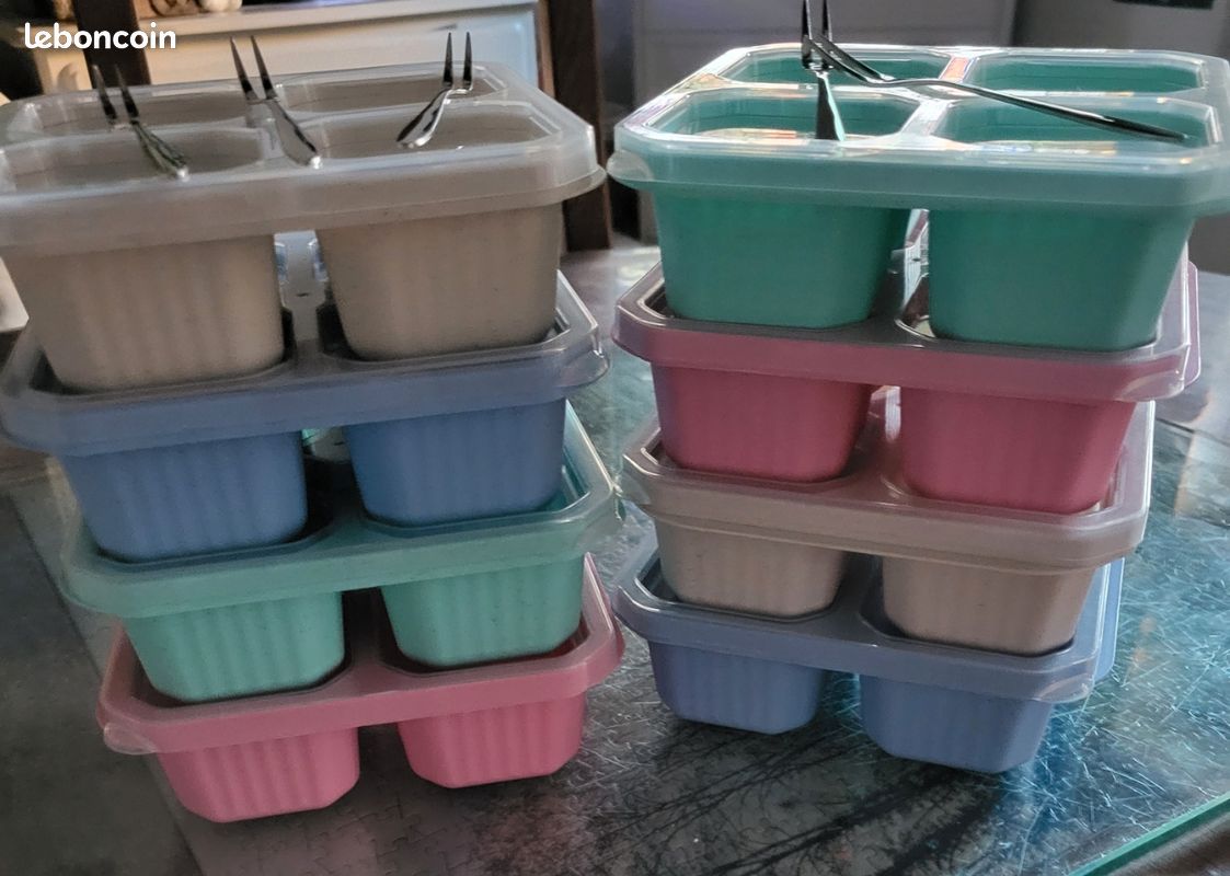 Amisglass Boîtes Conservation Alimentaires en Verre, Ensemble de 6