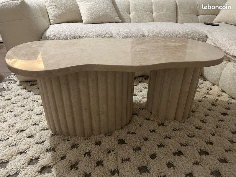 Table basse travertin (image 1)