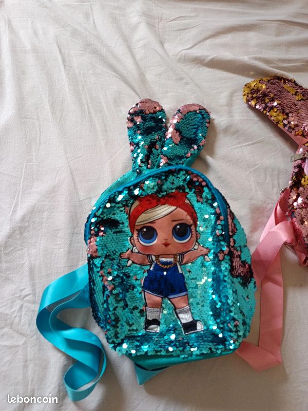 Lot 2 petits sacs lapin (image 2)