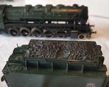 Locomotive Vapeur Jouef SNCF 150 X 29 - Dépôt Audun Le Romain - Occasion (sans Boîte)