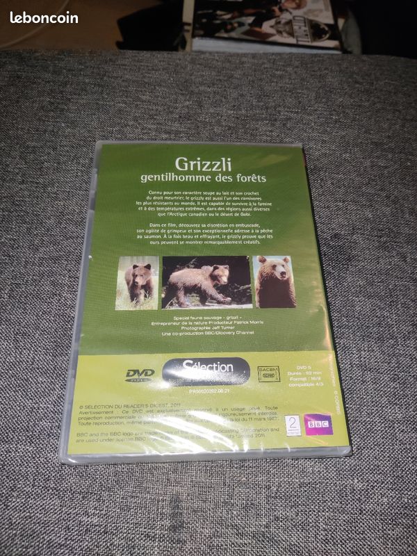 DVD grizzly documentaire - DVD - Films