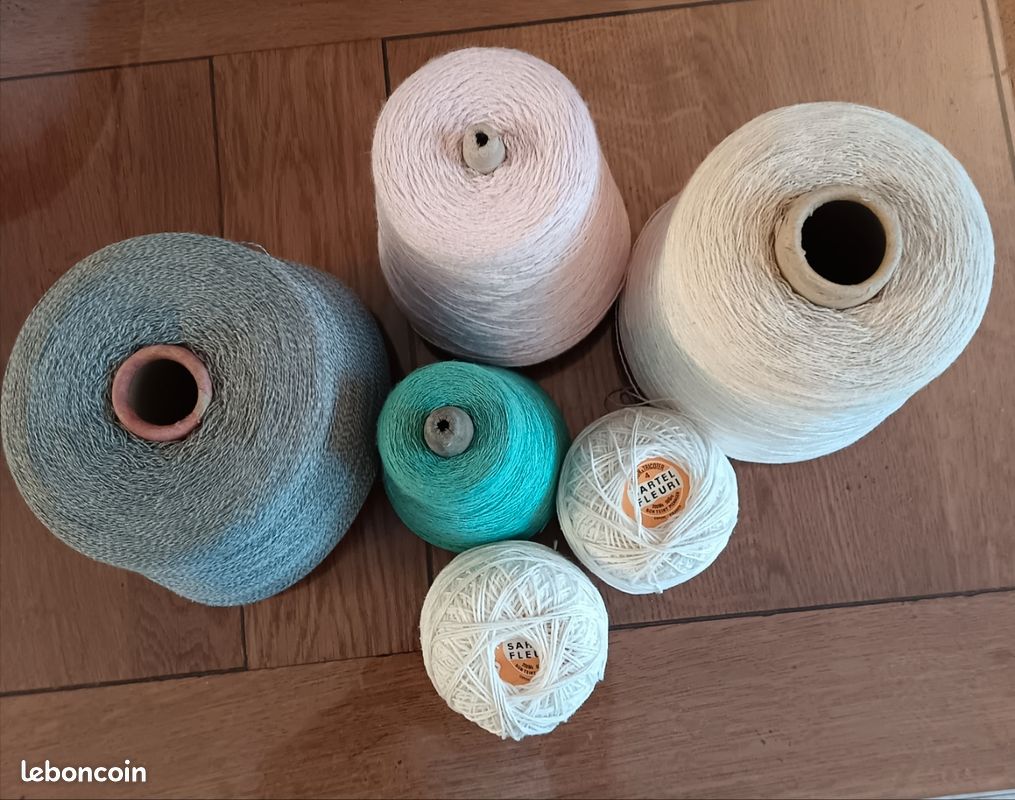 Lot de 6 bobines et pelotes de fil (image 2)