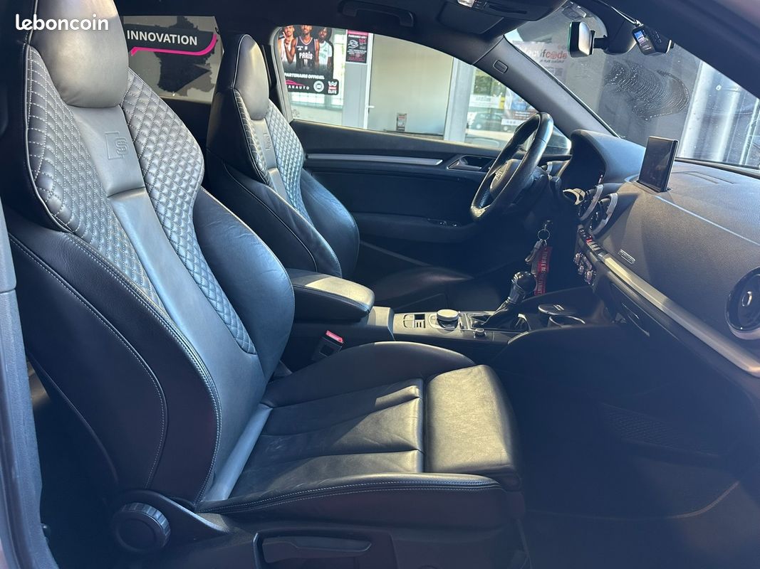 AUDI S3 SPORTBACK 8v2 2.0 TFSI 310ch S tronic 7 Quattro/ Toit ouvrant / Sièges RS /4 pneus neufs/Historique d'entreti (image 10)