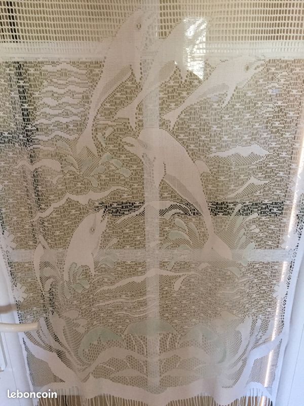 Rideaux motifs dauphins (image 3)