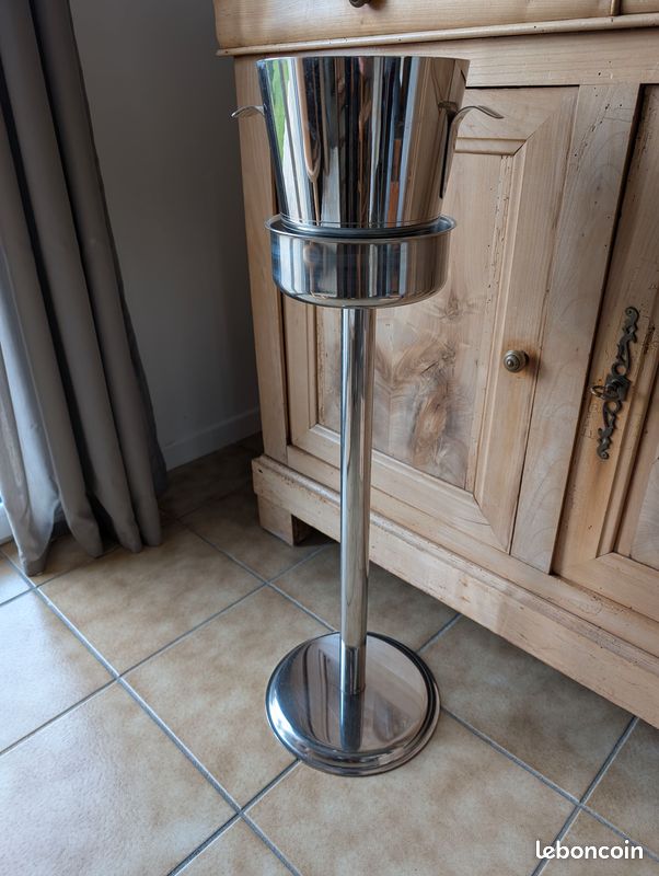 Seau à champagne Letang Remy vintage, design contemporain, vaisselle française, vaisselle de bar - France
