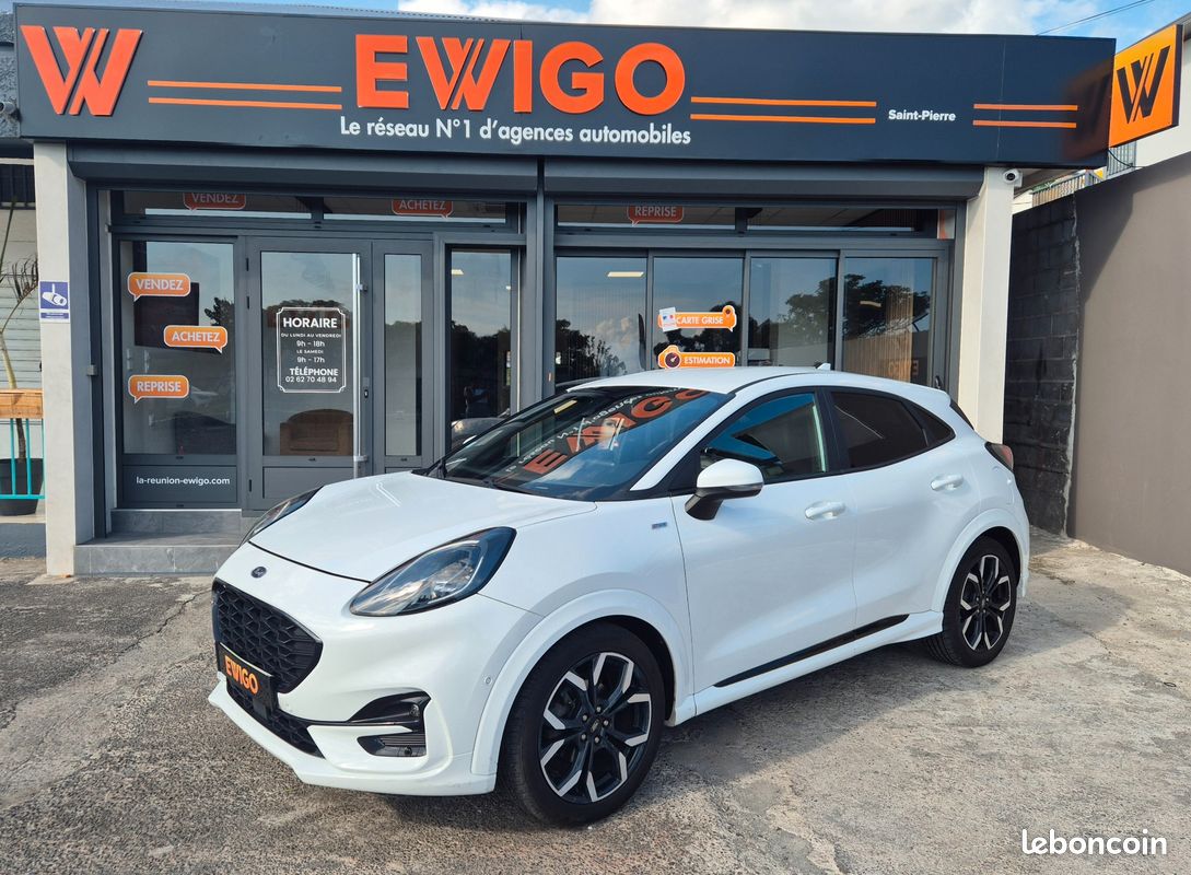 Ford puma 1.0l ecoboost 125 ch hybrid mhev st-line + camera de recul + garantie constructeur jusqu'au 01/2028 (image 1)