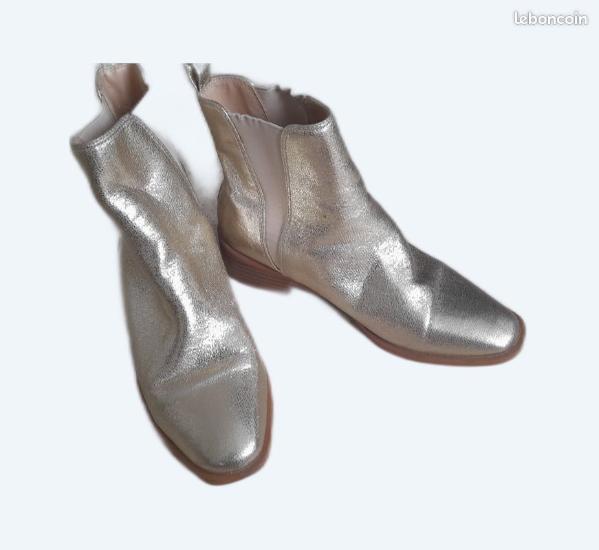 Chelsea Bottine DorÃ©e Camaieu Vend Bottine Femme Dorée En Bon