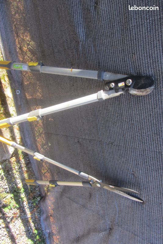 Coupe branche telescopique florabest avec clips de blocage (image 2)