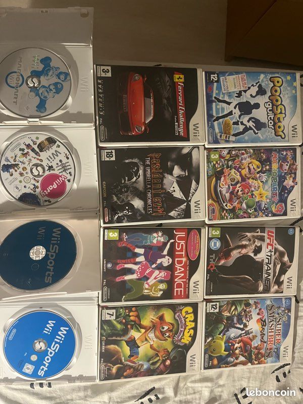 Lot jeu wii (image 1)
