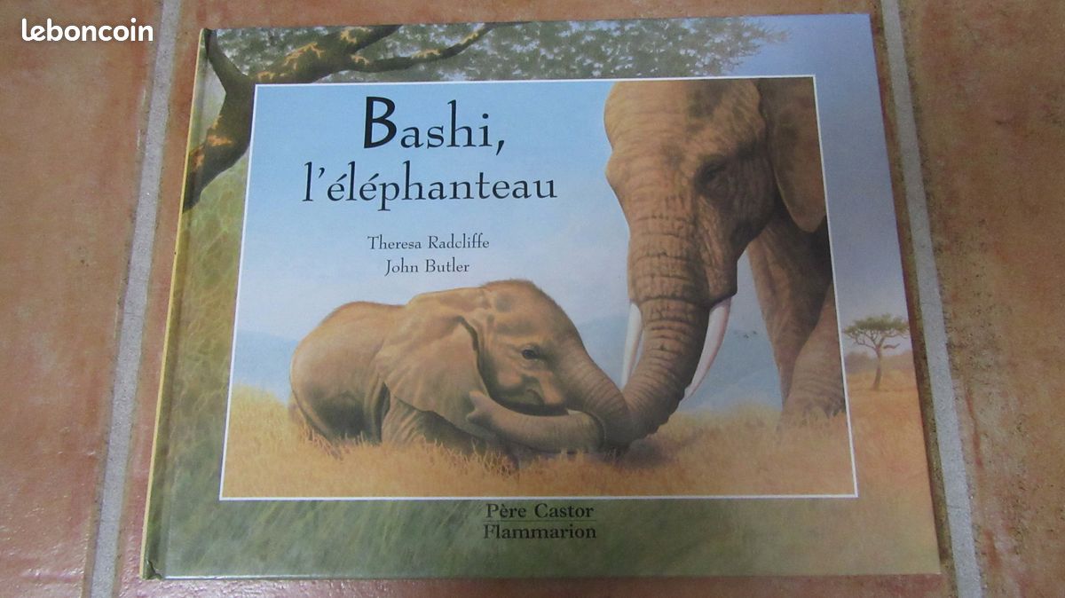 Livre/Album enfant "Bashi, l'éléphanteau" en TB état (image 1)