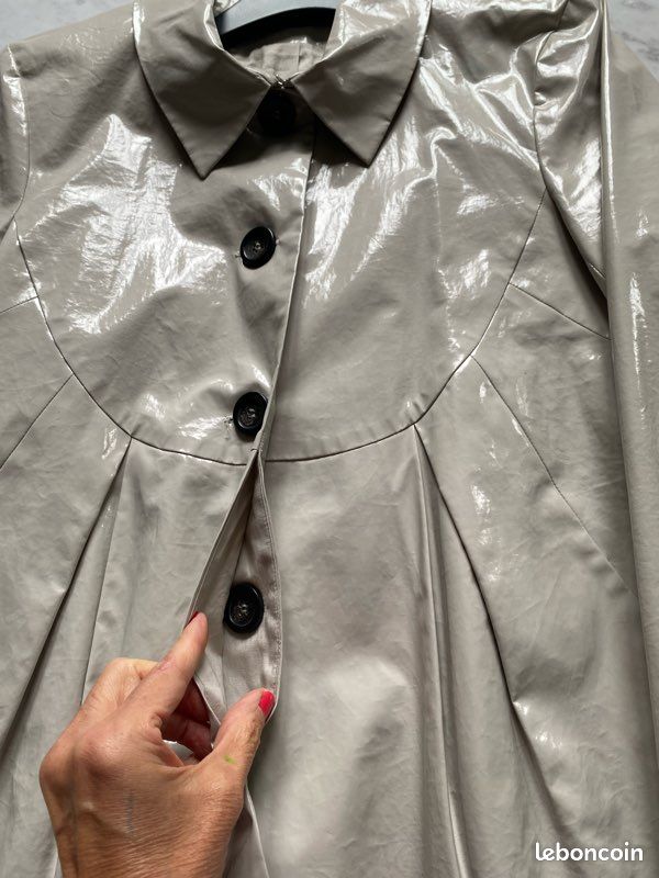 Veste de pluie courte en ciré comptoir des cotonniers (image 3)