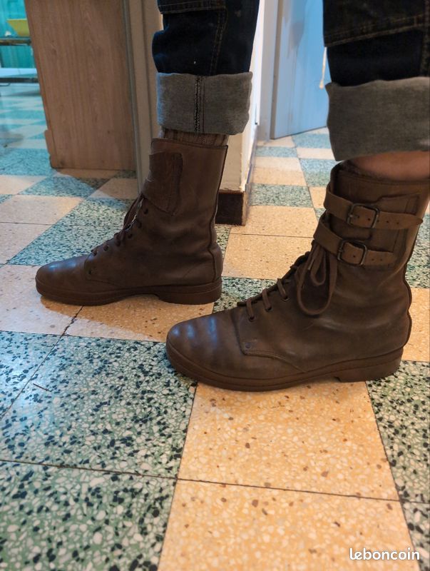 Bottines De Pêche Ranger Vintage – Cuissard En Nylon Fait Main – Taille 9R – Stock Neuf