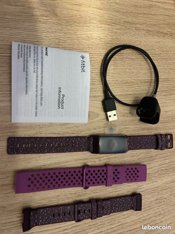 Montre Connectée Fitbit Versa Grise - Occasion, Boîtier Argenté 34 Mm, Compatible Android
