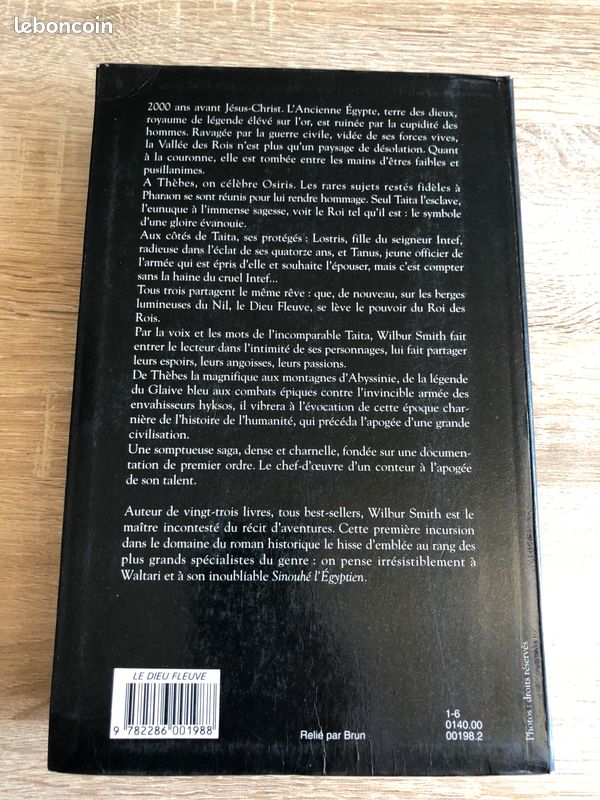 Livre Le dieu Fleuve de Wilbur Smith BE (image 2)