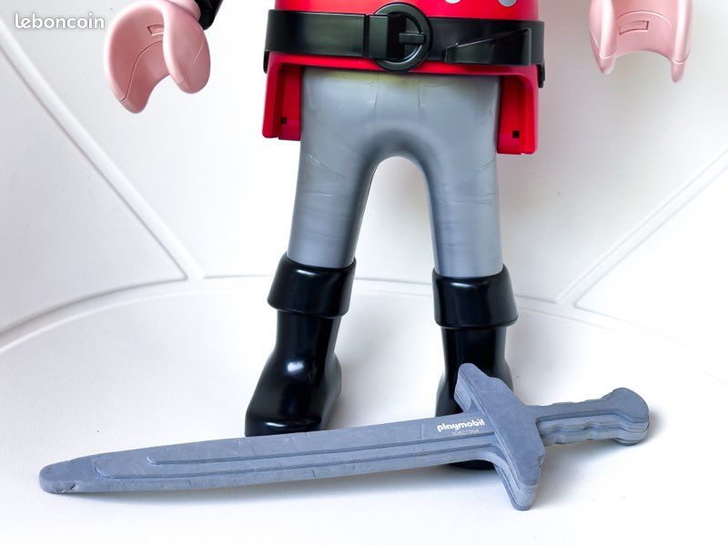 PLAYMOBIL MOYEN-AGE MÉDIÉVAL Chevalier Figurine Dragon Rouge Archer