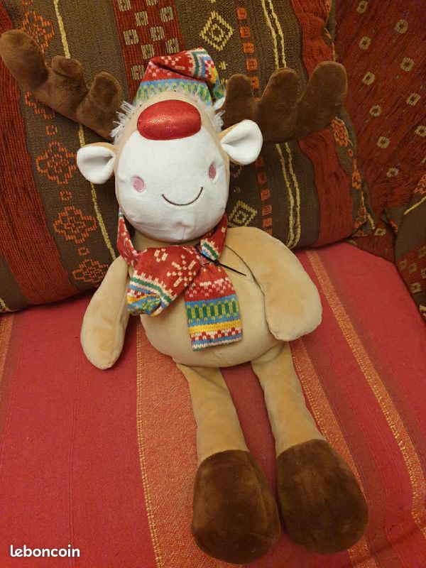 Doudou, renne de Noël Cadeau neuf (image 2)