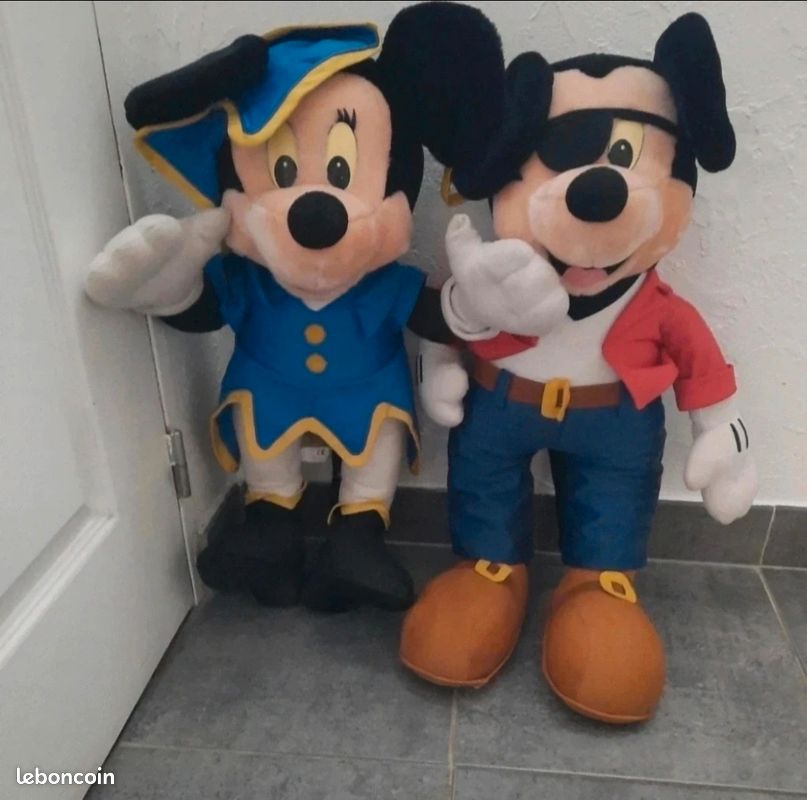 Couple de peluches disney 60 cm (image 1)