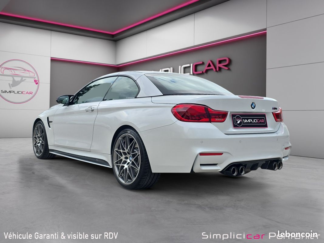 BMW SERIE 4 F83 M4 PACK COMPETITION DKG7 Cabriolet - 3.0i 450Ch - Garantie 12 mois (image 7)