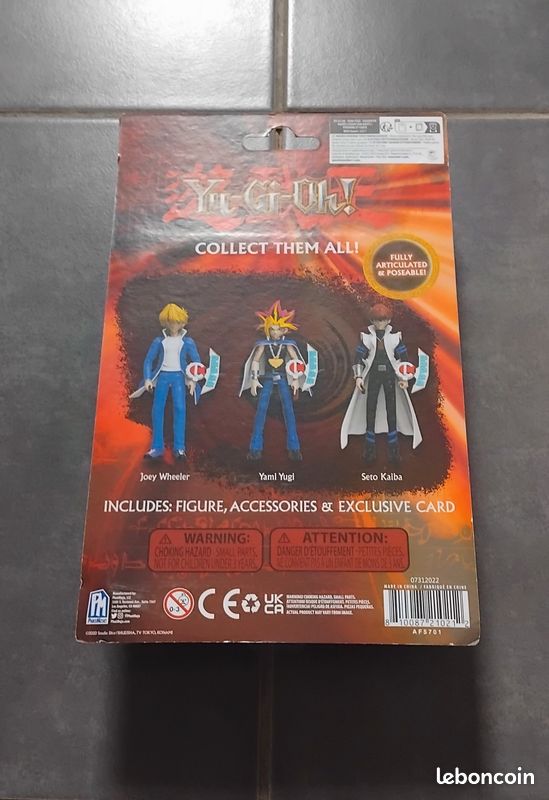 Figurine Yami Yugi Yu-Gi-Oh PhatMojo Série 1 – Articulée – Neuf Sous Blister (image 2)