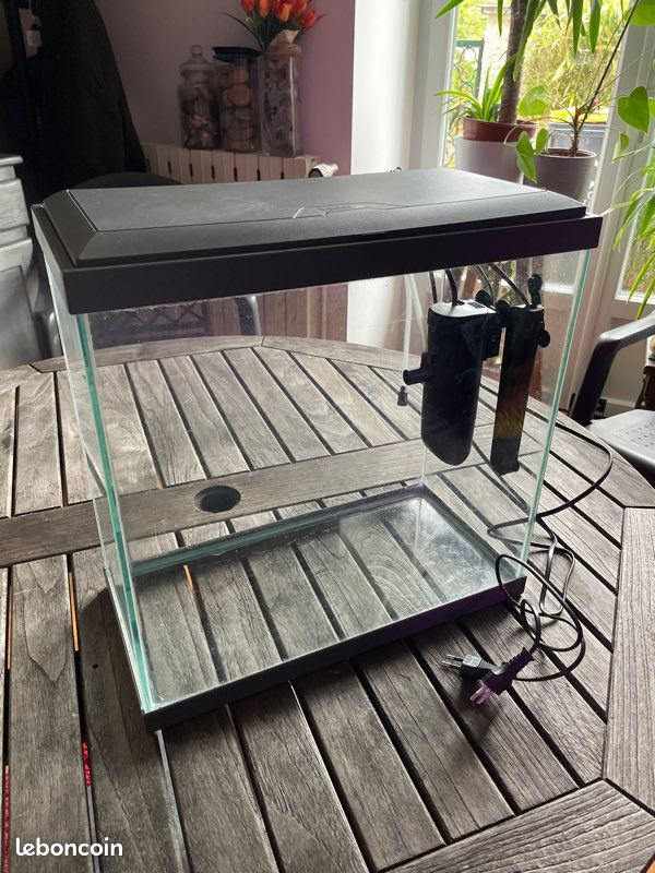 Aquarium 20litres équipé pompe chauffage (image 1)