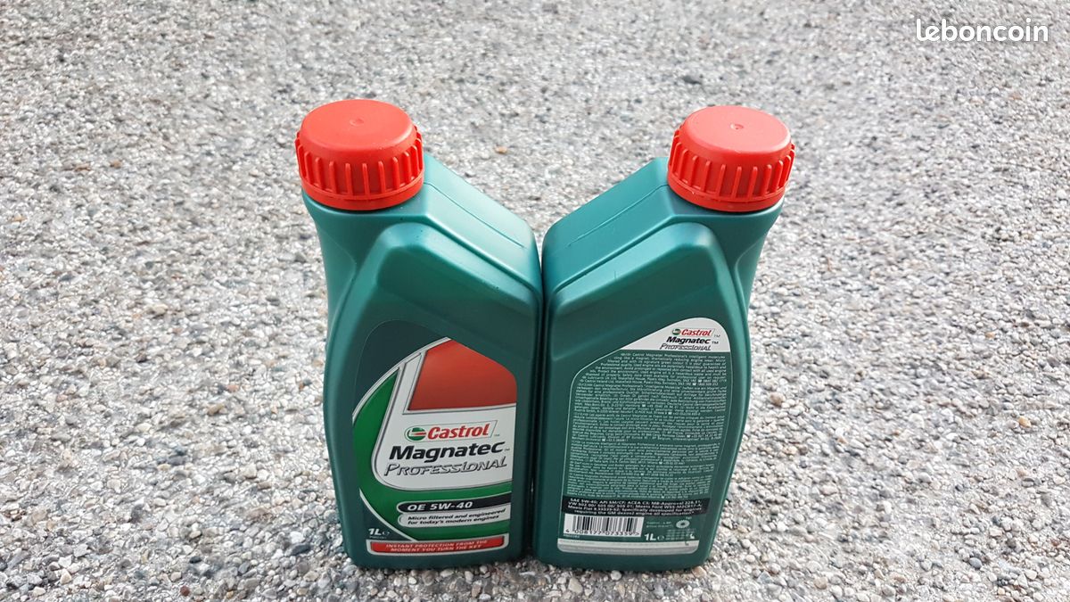 Huile castrol 5w40 ANNECY OU LA TOUR DU PIN neuf pour moteur essence pour audi volkswagen seat (image 1)