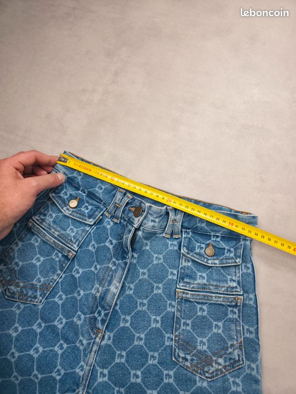 Pantalon Gérard Darel Jean Bleu – Femme Taille 44, Coton Stretch