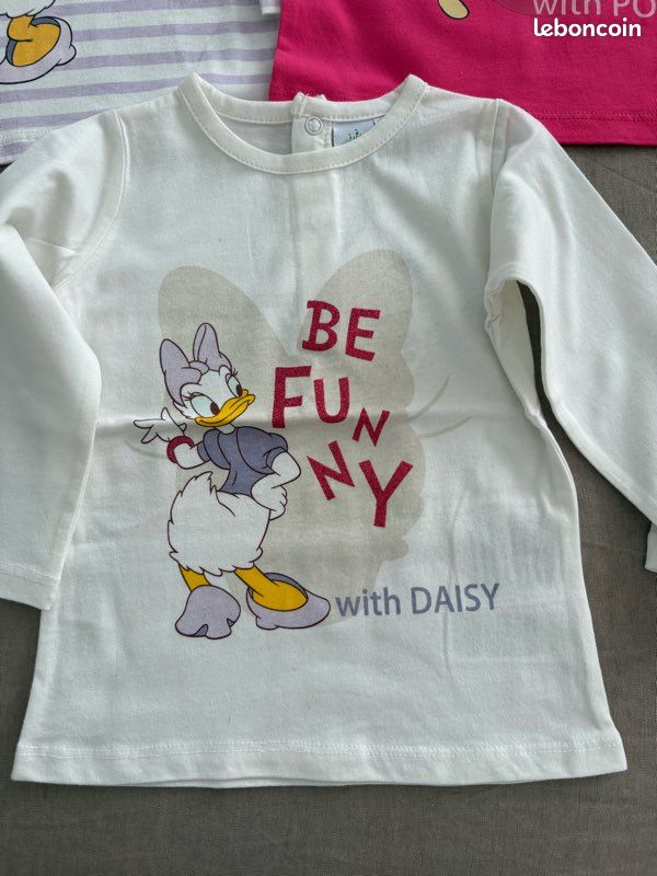 3 teeshirts Disney 18 mois neuf (image 2)