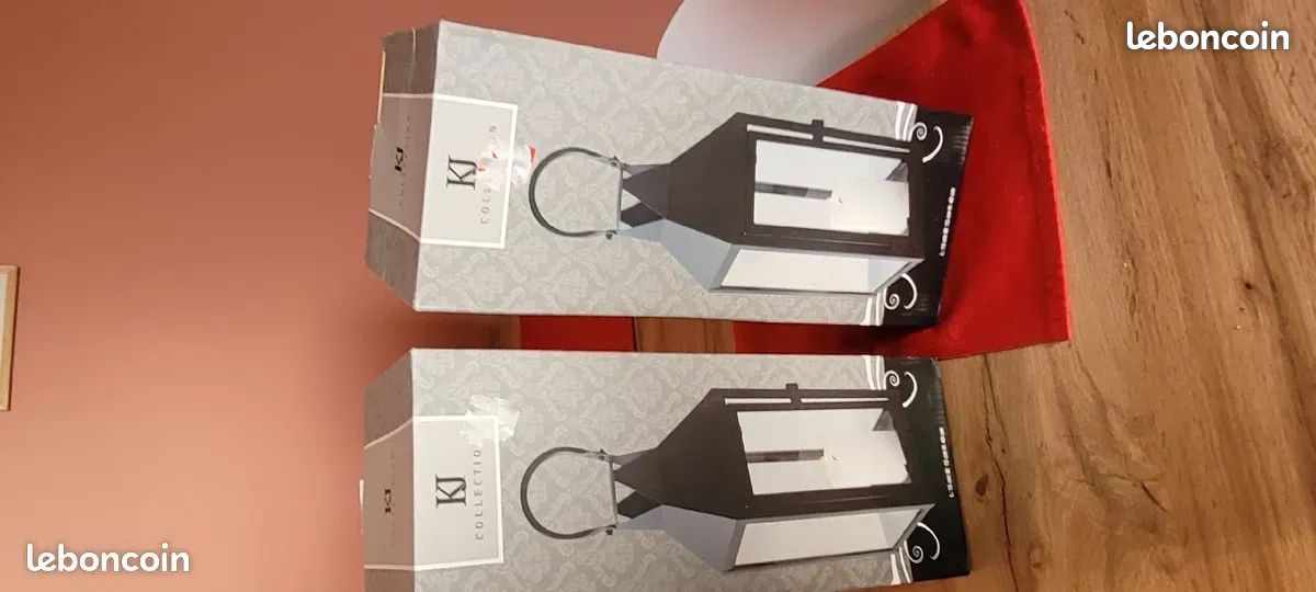 Deux lanternes d'ambiance pour terrasse (image 1)