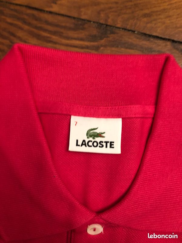 Polo Lacoste rouge (image 3)