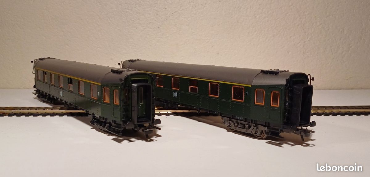 Wagon Voyageurs Roco HO 4291 - DB 1e/2e Classe - Aménagé + Éclairage - Autriche