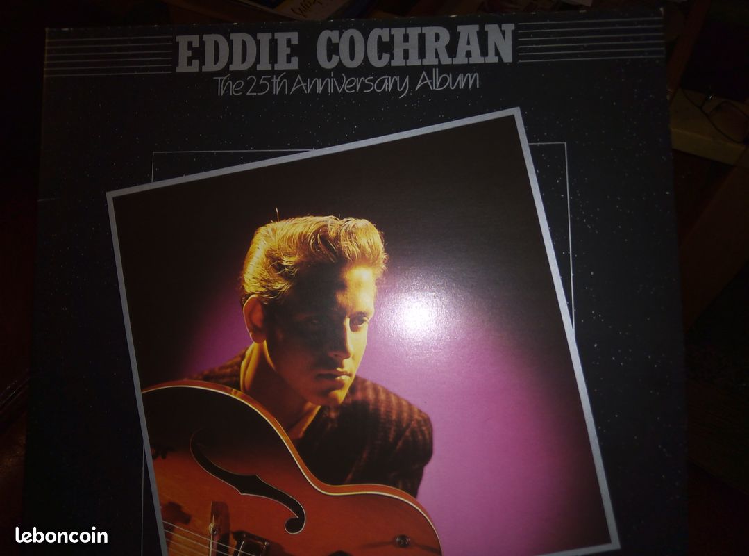 Double 33t vinyle EDDIE COCHRAN the 25th anniversary. TBE. 1985 (image 1)