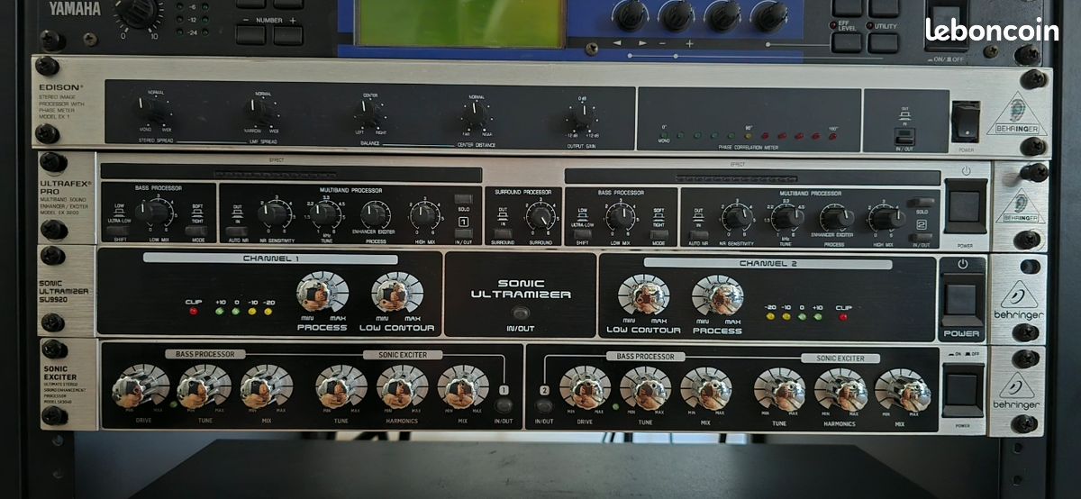 Behringer SU9920 Sonic Ultramizer – Exciter / Enhancer Stéréo Rack 19" – Très bon état (image 1)