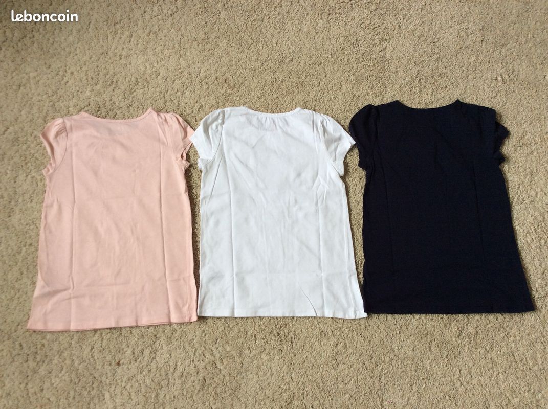 Lot de 3 tee-shirts fille H&M 8-10 ans (image 2)