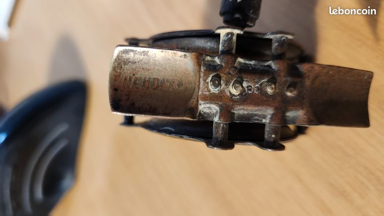 Moulinet De Pêche à La Mouche Ancien En Laiton Hendryx, Fabrication USA, Vintage
