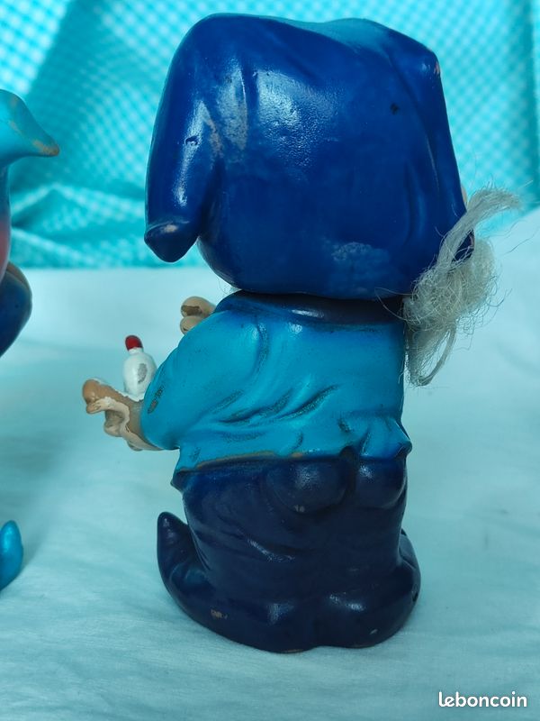 Lot 7 Nains Blanche-Neige Disney vintage figurines souples (image 11)